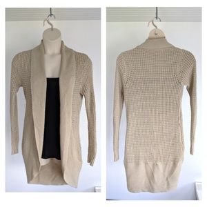 Long chunky knit cocoon sweater